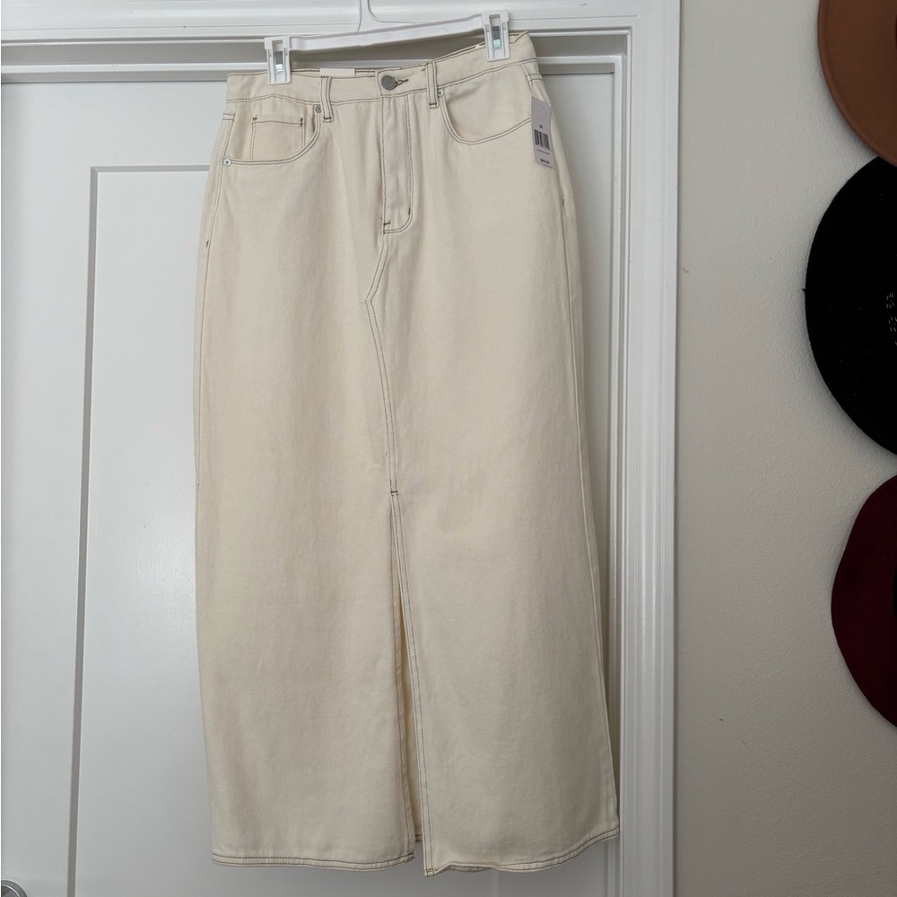BlankNYC Denim Maxi Skirt